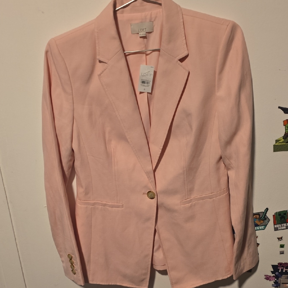 LOFT Women's Pink Blazer